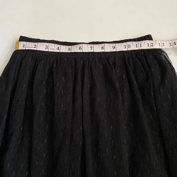 Forever 21 Black Tulle Midi Skirt – Size Small - Picture 3 of 4